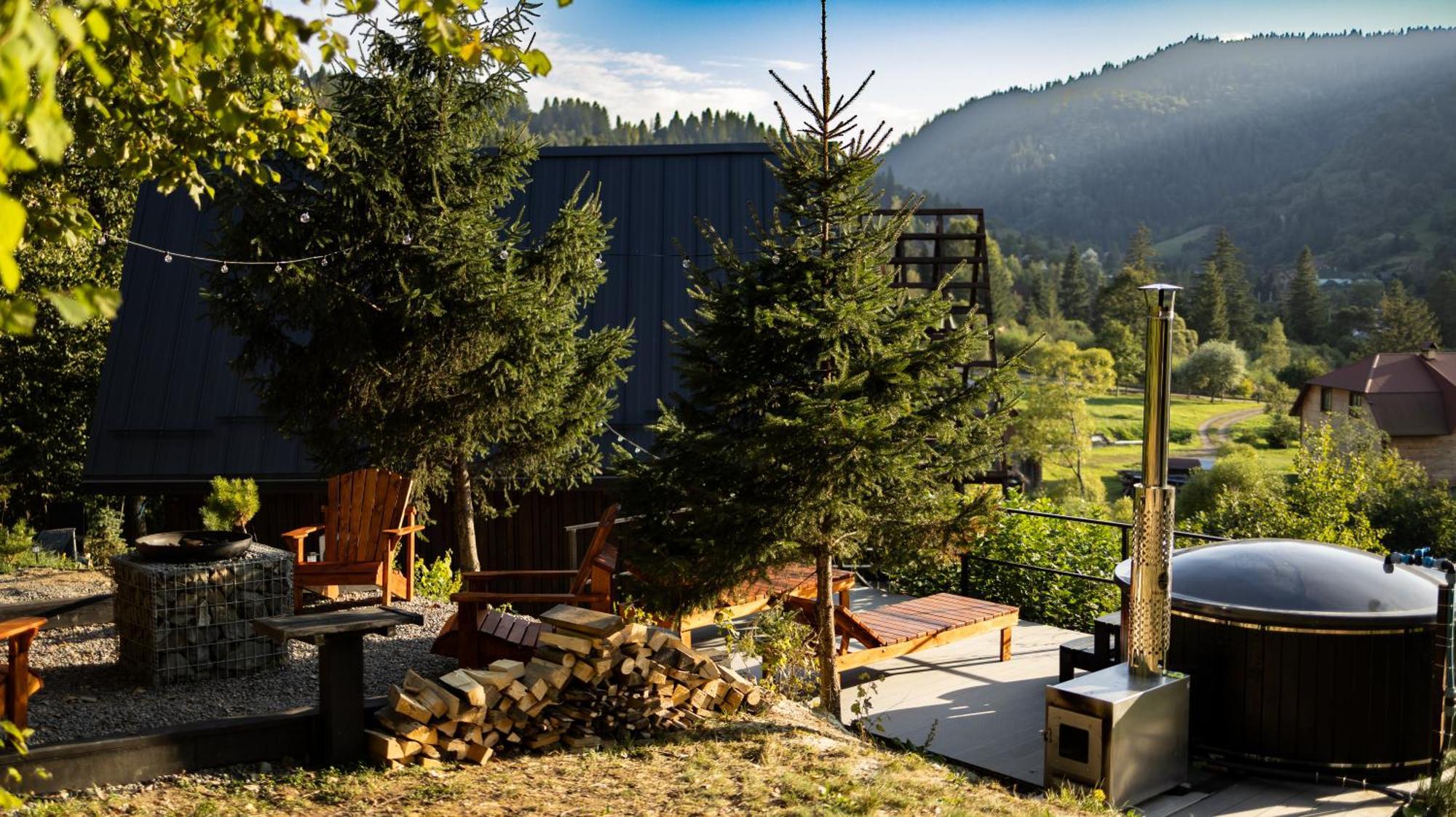 Valley Hills-Котедж На Схилах Гір З Чаном-Джакузі Slavske Exterior photo